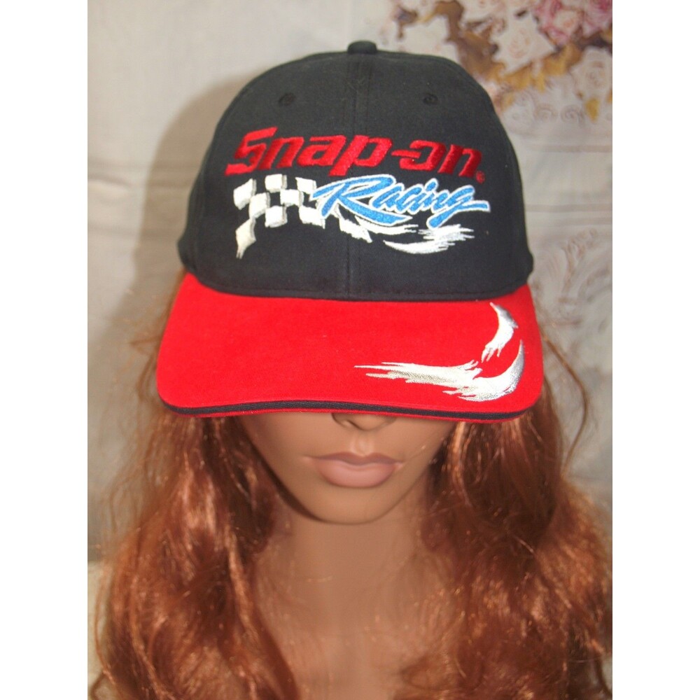 Choko Motorsports Snap-On Racing 2Tone Black Red Embroidered Brim NEW Unisex